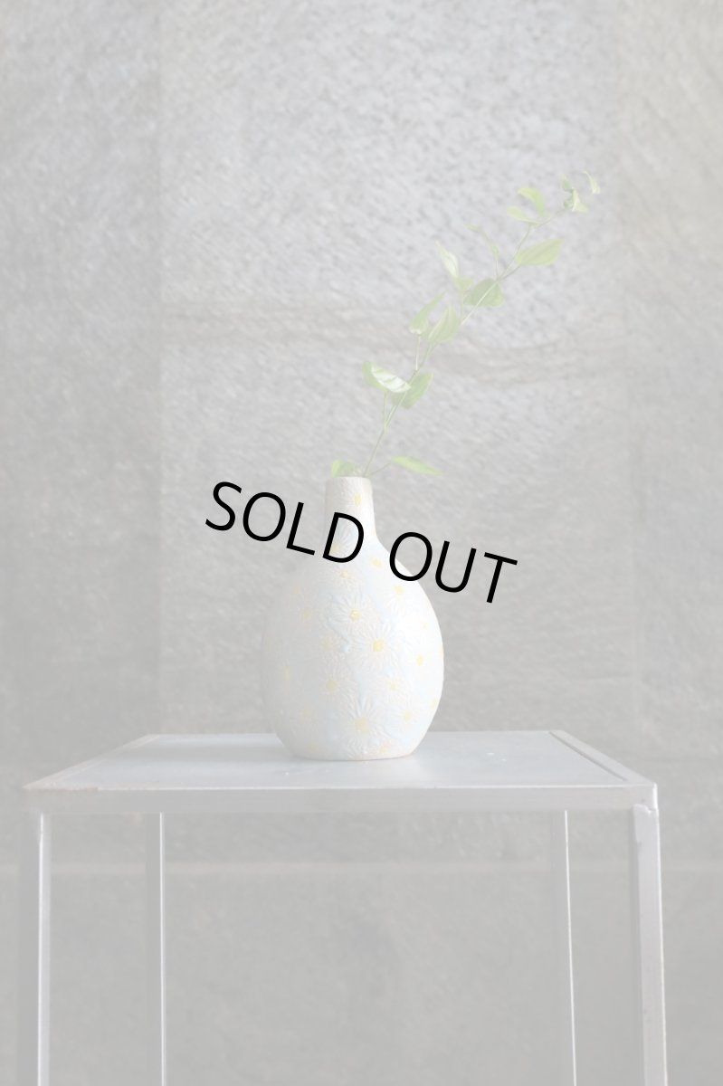 画像4: Small vase wtih daisies（薄水色） (4)