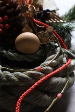 画像4: 華やか二連しめ飾り。瓢箪をあしらって (4)