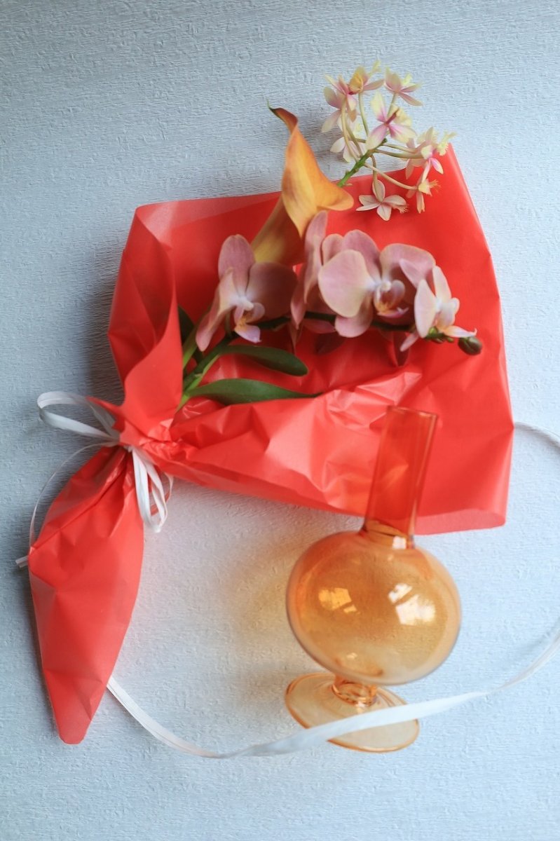 画像4: 花束と花瓶のギフトセットno4 (4)