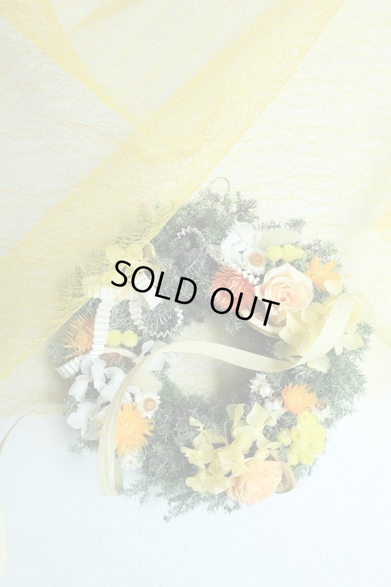 画像1: プリザーブドフラワーリースNo.4 (1)