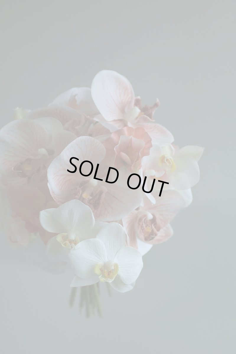 画像2: 胡蝶蘭のラウンドブーケ (2)