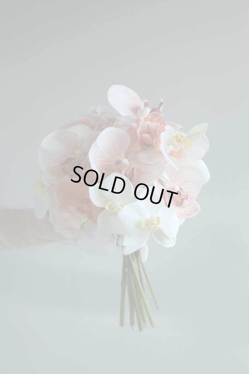 画像1: 胡蝶蘭のラウンドブーケ (1)