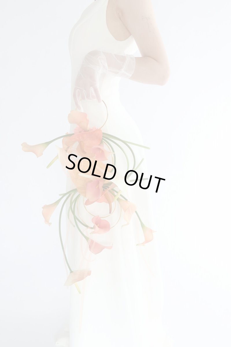 画像1: カラーとアンスリウムのリングブーケ (1)