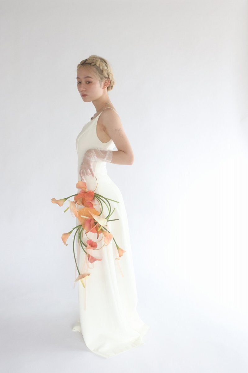 画像3: カラーとアンスリウムのリングブーケ (3)