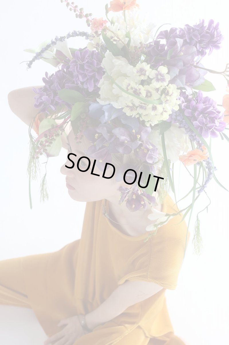 画像4: パープル×オレンジ・山ごぼうと松の個性的ブーケ (4)