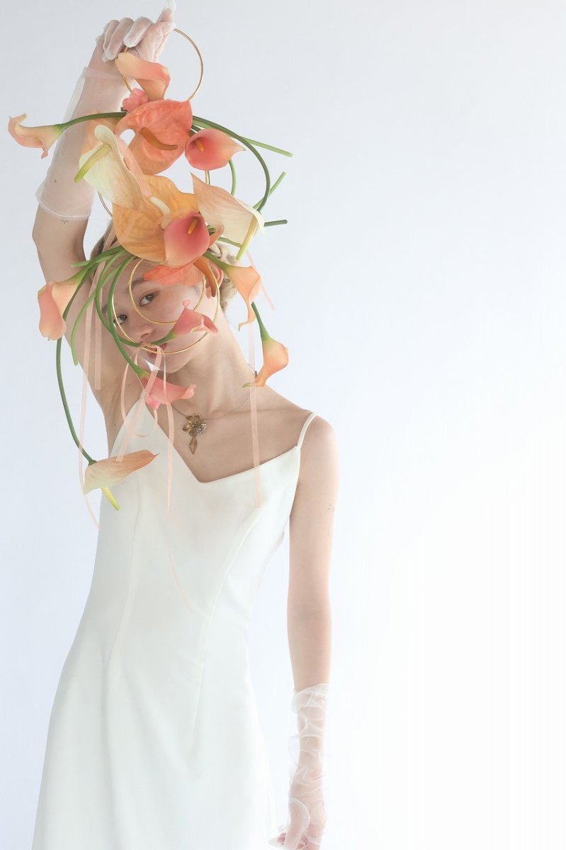 画像5: カラーとアンスリウムのリングブーケ (5)