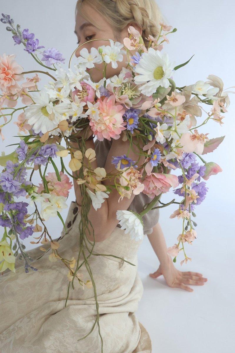 画像2: 甘めMIX　ゆらゆらゆれるリングブーケ (2)