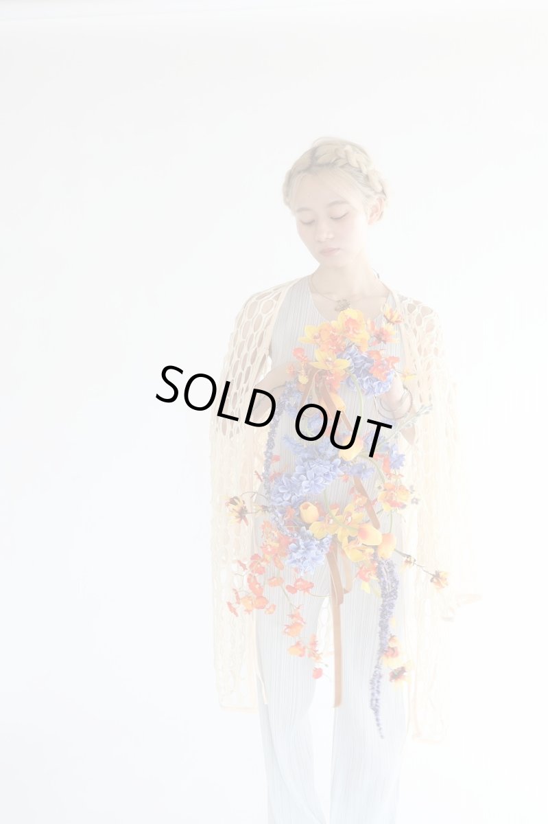 画像2: オレンジ×ブルーのくねくねリングブーケ (2)