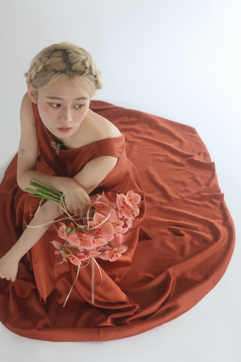 画像2: テラコッタオレンジ　胡蝶蘭のブーケ (2)