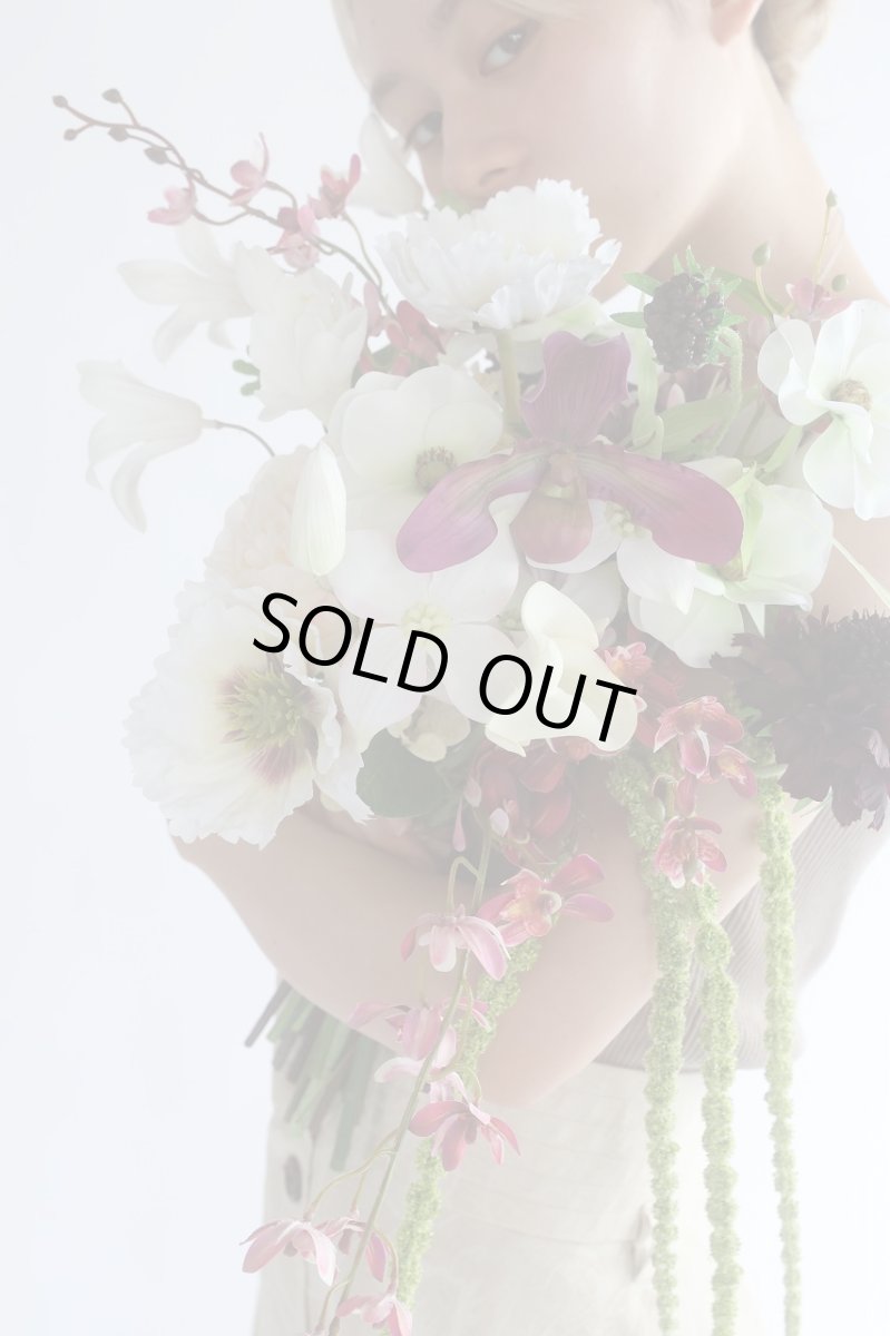 画像4: 流れるアマランサスの白ブーケ (4)