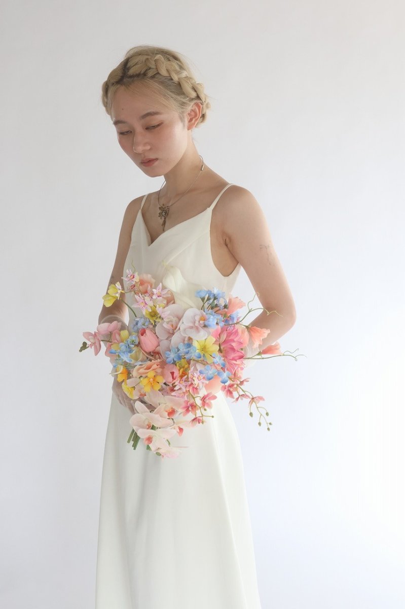 画像3: パステルカラーの春っぽブーケ (3)