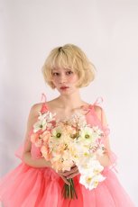 画像1: 白とくすみオレンジの優しいブーケ (1)