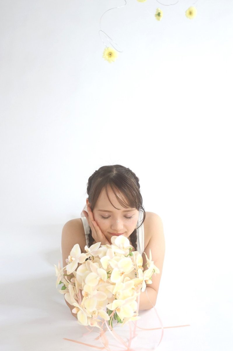 画像5: クリームイエロー　胡蝶蘭のブーケ (5)