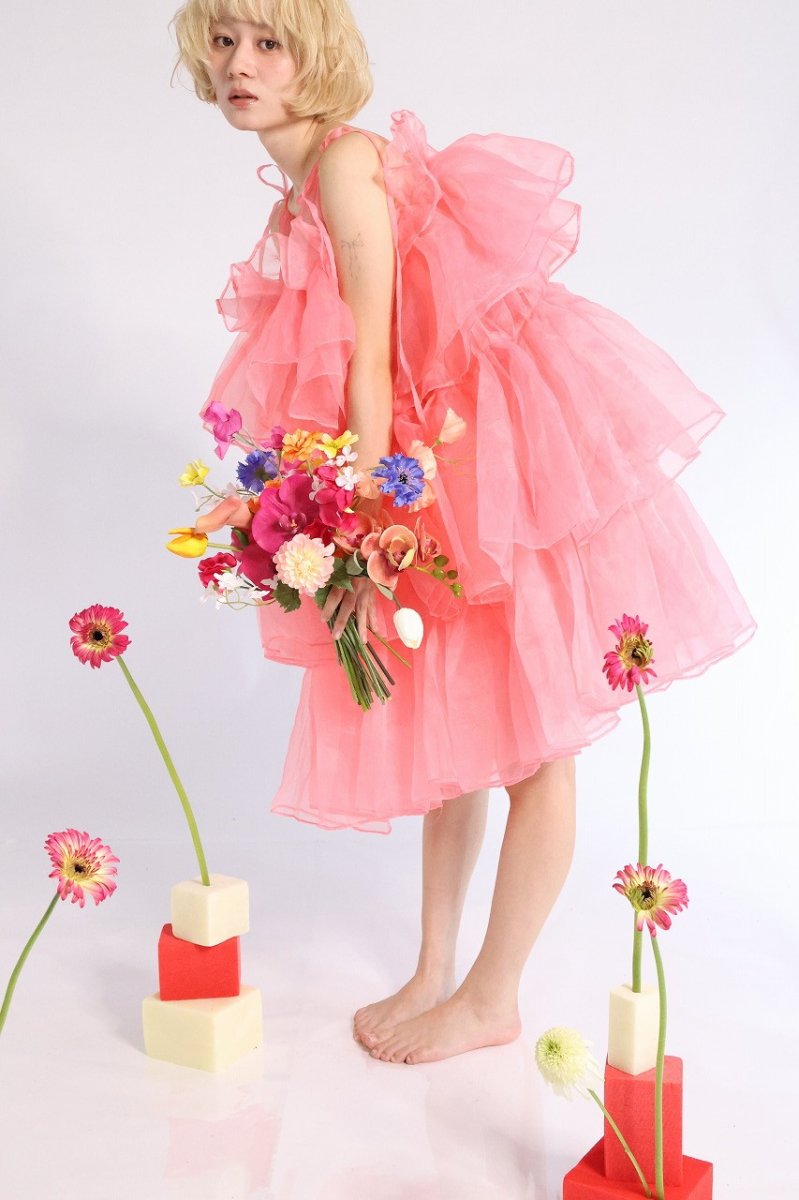 画像5: フーシャピンクのカラフルリゾートブーケ (5)