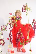 画像4: オレンジとフューシャピンクの個性的リゾートブーケ (4)