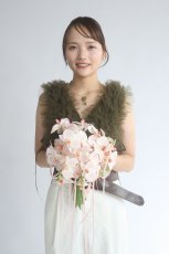 画像1: ほんわかピンク　胡蝶蘭のブーケ (1)