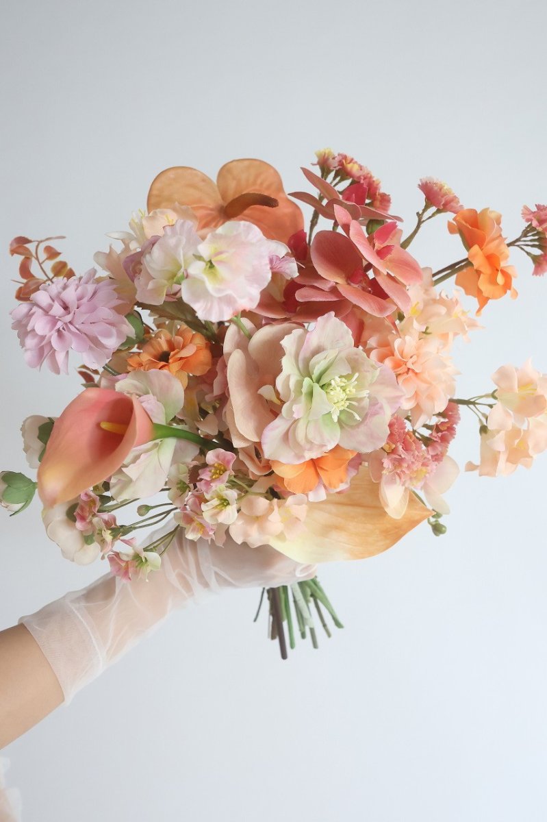 画像3: アンスリウムと胡蝶蘭の秋ブーケ (3)