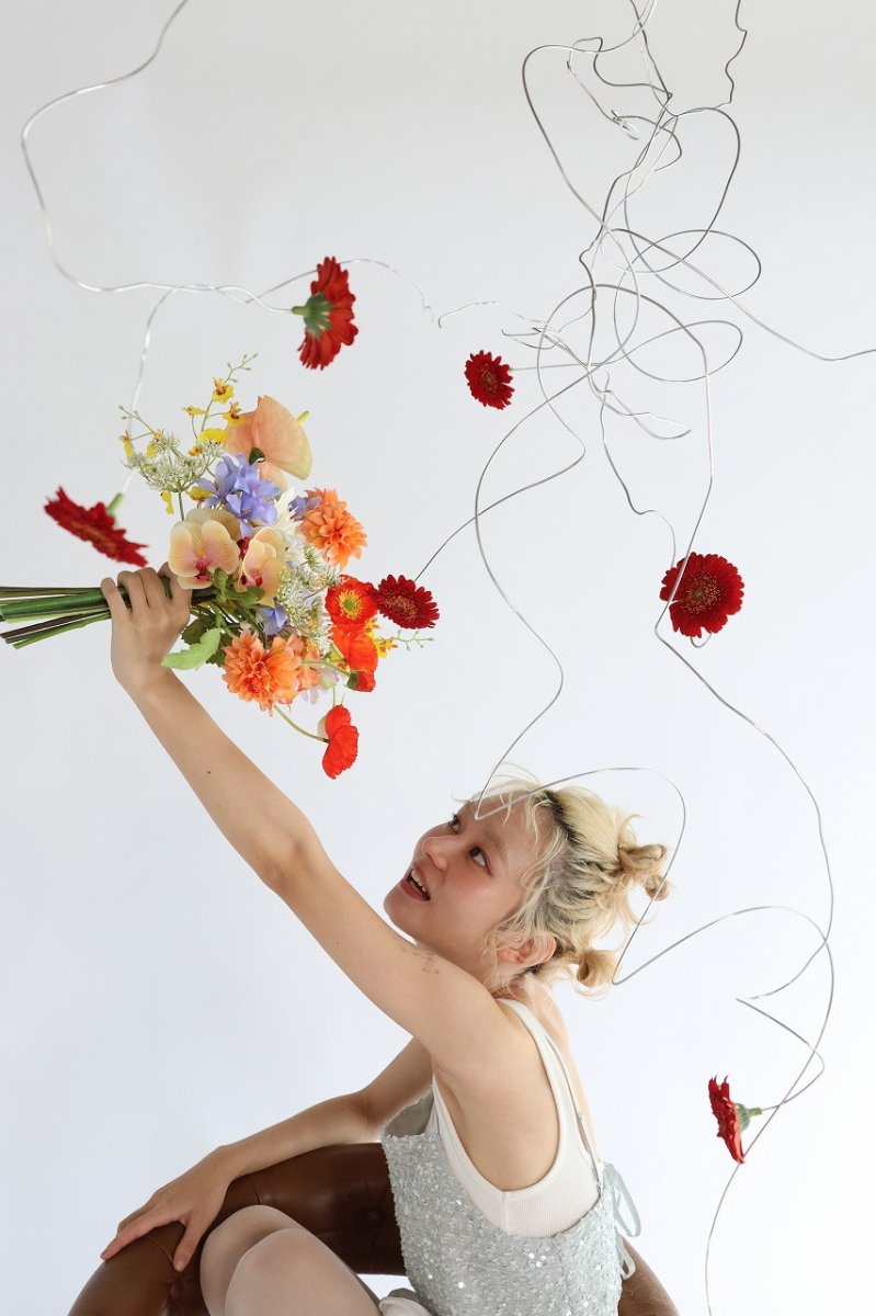 画像3: 映えるカラフルリゾートブーケ (3)