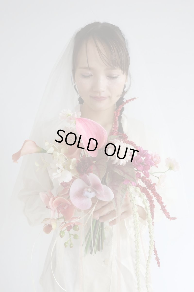 画像1: 大人可愛い！ニュアンスピンクの垂れるブーケ (1)