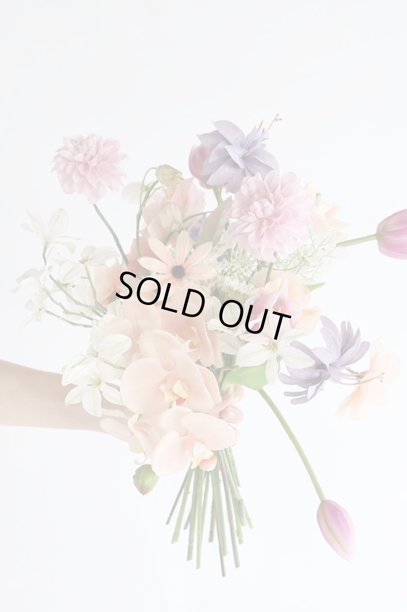 画像3: パープルピンクのチューリップの優しいブーケ (3)