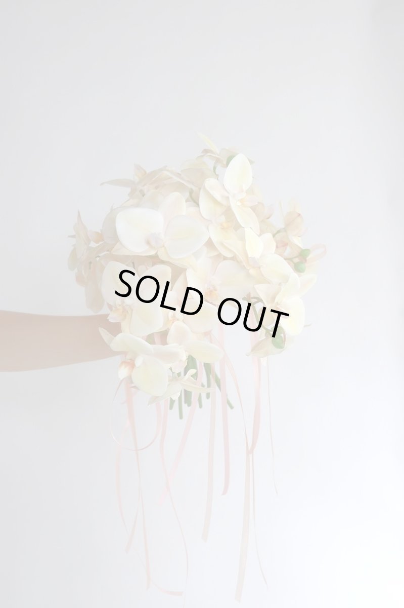 画像1: クリームイエロー　胡蝶蘭のブーケ (1)