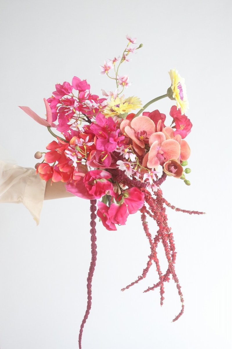 画像4: 赤いお花のリゾートブーケ (4)