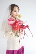 画像1: 赤いお花のリゾートブーケ (1)