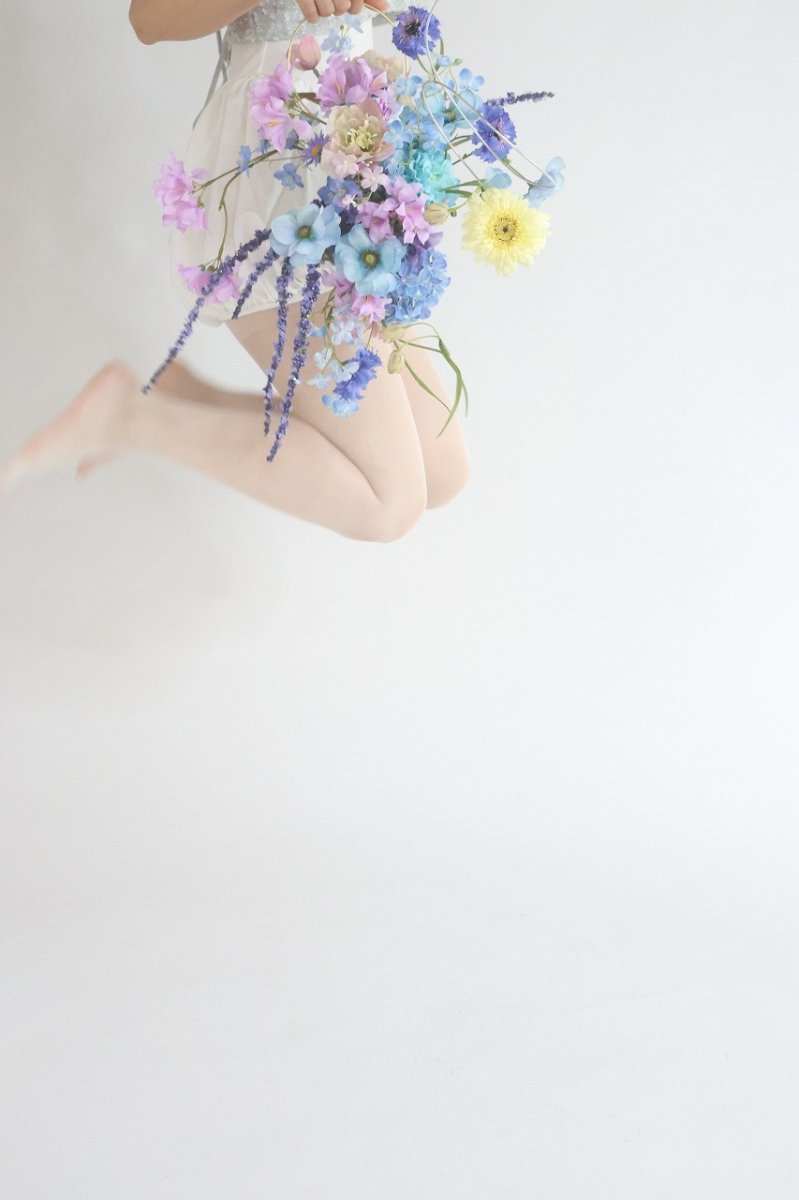 画像7: 青とピンクの夢カラーブーケ (7)