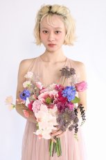 画像1: フューシャピンク胡蝶蘭のブーケ (1)