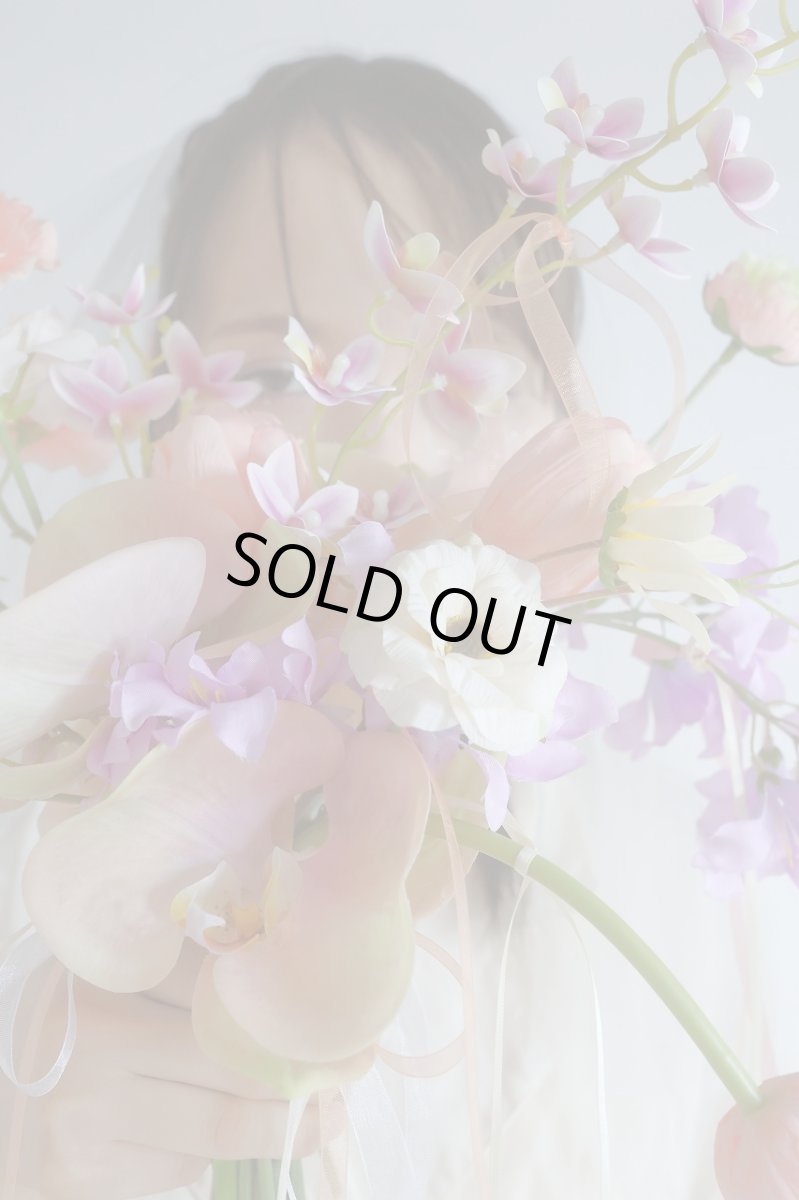 画像3: ピンクチューリップと胡蝶蘭のリボンブーケ (3)