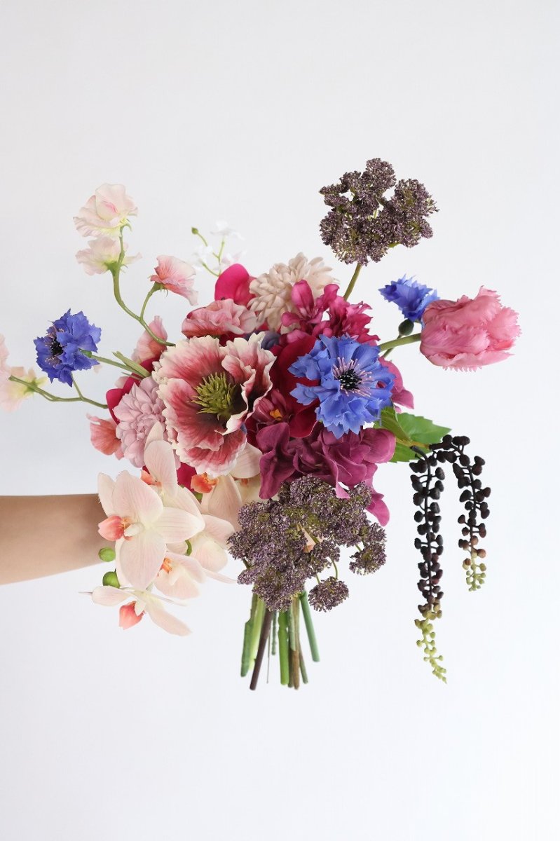 画像2: フューシャピンク胡蝶蘭のブーケ (2)