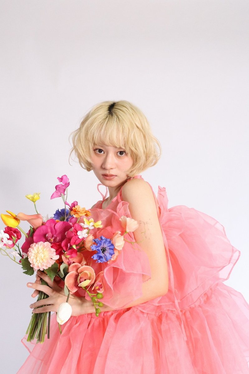 画像3: フーシャピンクのカラフルリゾートブーケ (3)