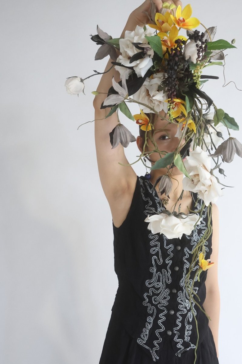 画像2: 黒いアンスリウムのシックリングブーケ (2)