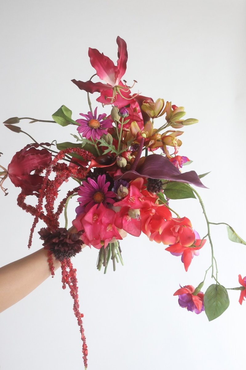 画像4: グロリオサとアンスリウムのゆらゆら個性的ブーケ (4)
