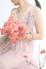 画像1: ニュアンスオレンジピンクの胡蝶蘭ブーケ (1)