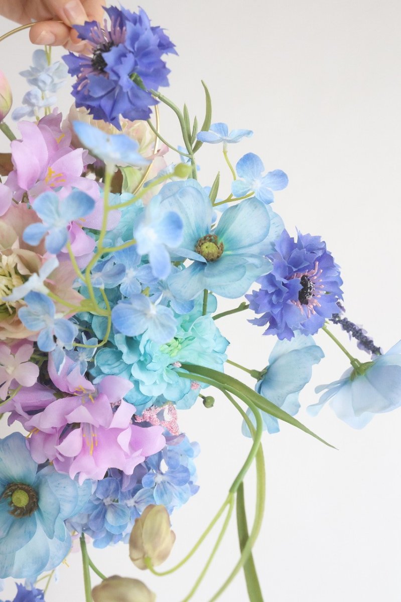 画像4: 青とピンクの夢カラーブーケ (4)