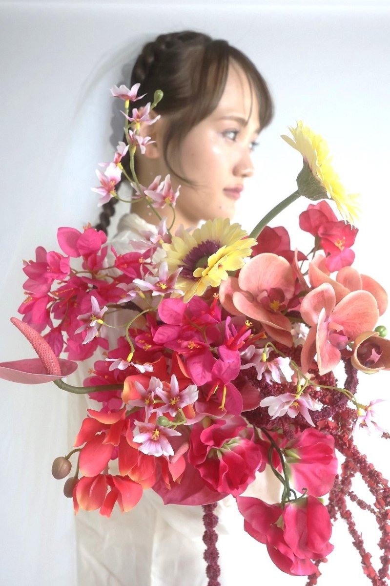 画像6: 赤いお花のリゾートブーケ (6)