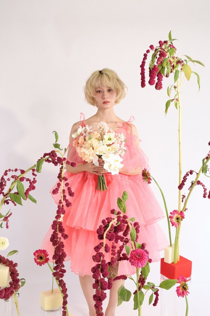 画像3: 白とくすみオレンジの優しいブーケ (3)