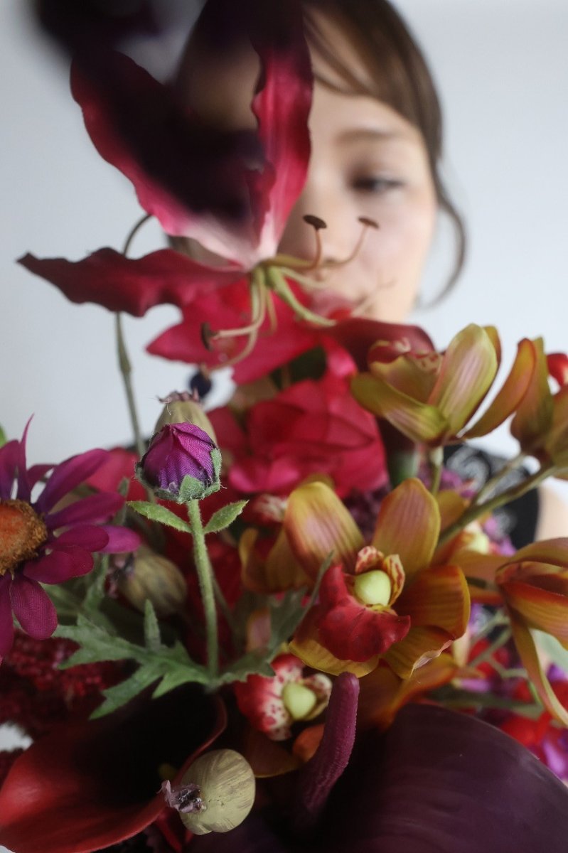 画像6: グロリオサとアンスリウムのゆらゆら個性的ブーケ (6)