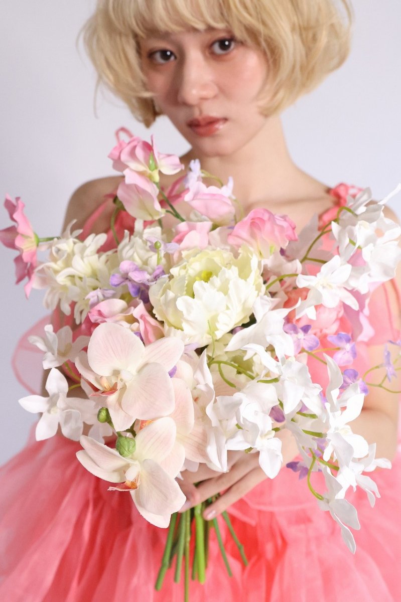 画像3: チューリップと胡蝶蘭のcuteブーケ (3)