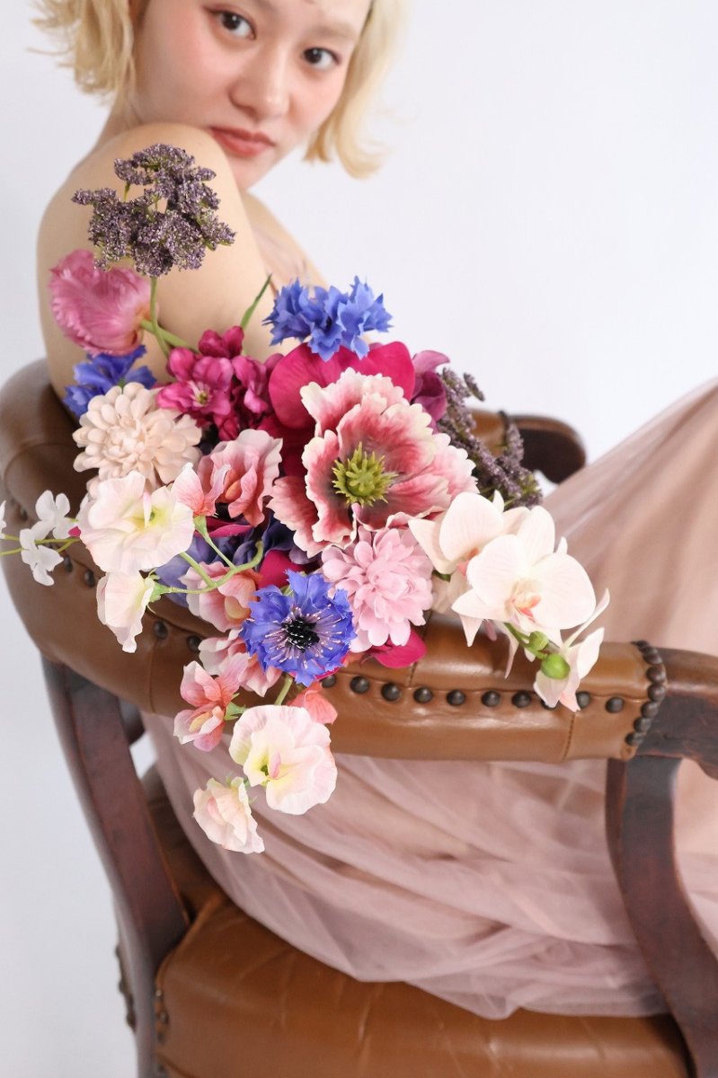 画像3: フューシャピンク胡蝶蘭のブーケ (3)