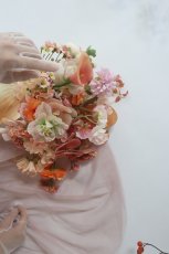 画像4: アンスリウムと胡蝶蘭の秋ブーケ (4)