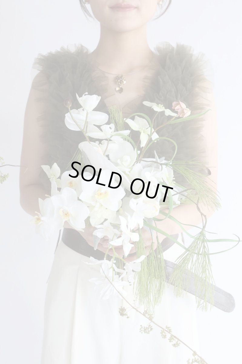 画像1: 和装や白無垢にぴったり！松の和装ブーケ (1)