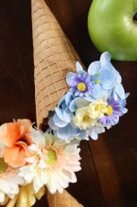 画像4: ミントクリーム・ワッフルコーンアイス (4)