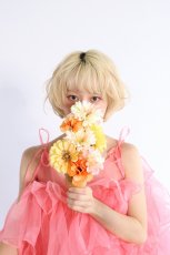 画像1: オレンジクリームバニラ・ワッフルコーンアイス (1)