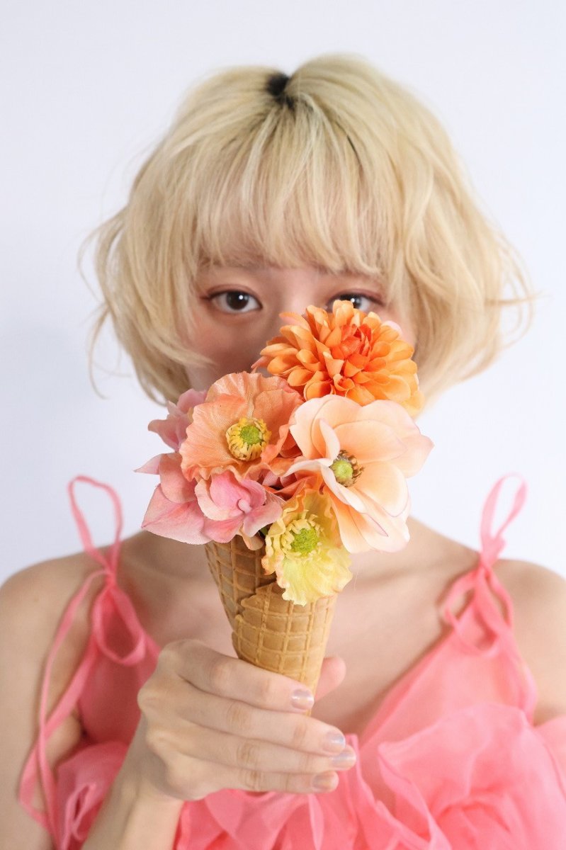 画像2: アプリコットピーチ・ワッフルコーンアイス (2)