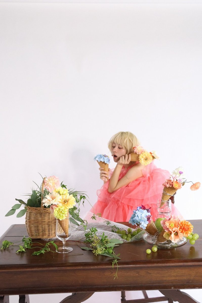 画像5: アプリコットバニラ・ワッフルコーンアイス (5)