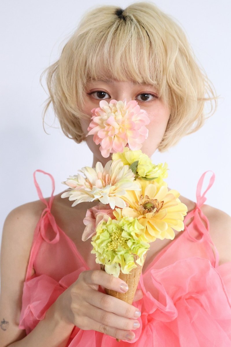 画像2: ライムオレンジ・ワッフルコーンアイス (2)