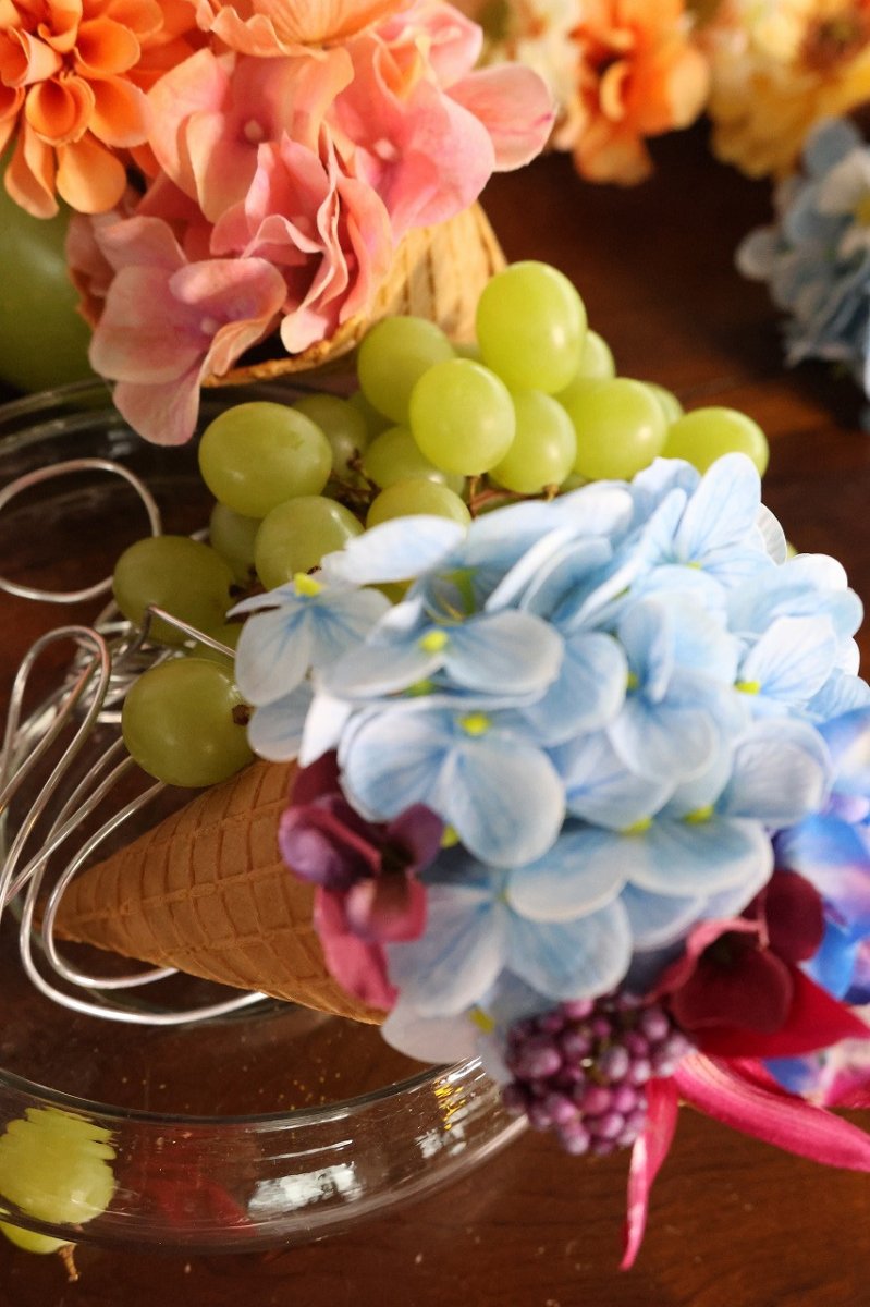 画像3: ラズベリーミント・ワッフルコーンアイス (3)