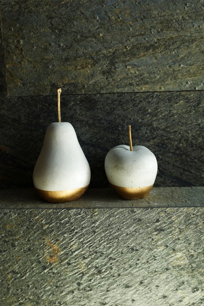 画像5: 花束と洋梨とリンゴのオブジェギフトセット (5)